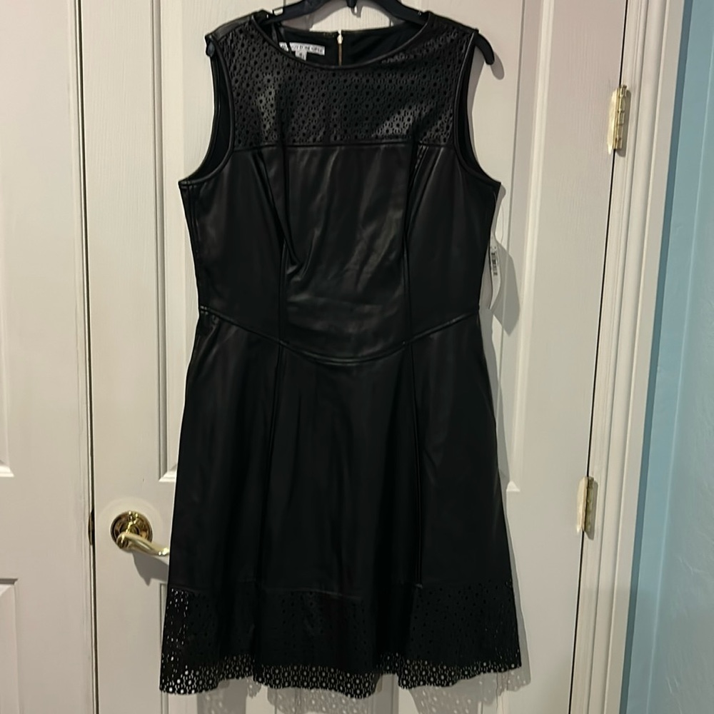 NWT Faux leather dress 👗
